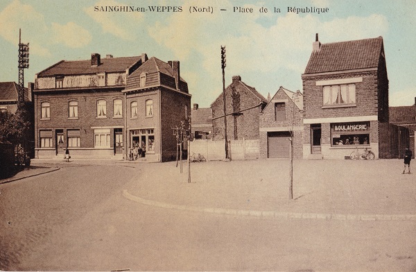 Grand'Place (Vue aérienne des 1950's)