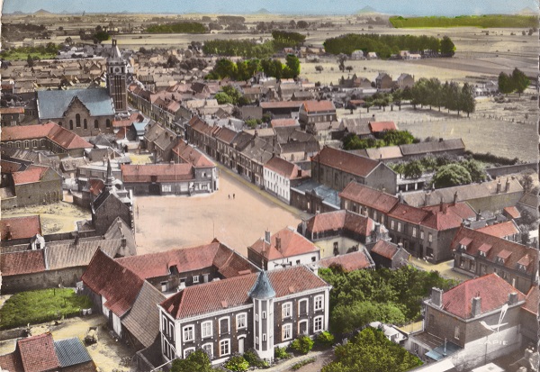 Grand'Place (Vue aérienne des 1950's)